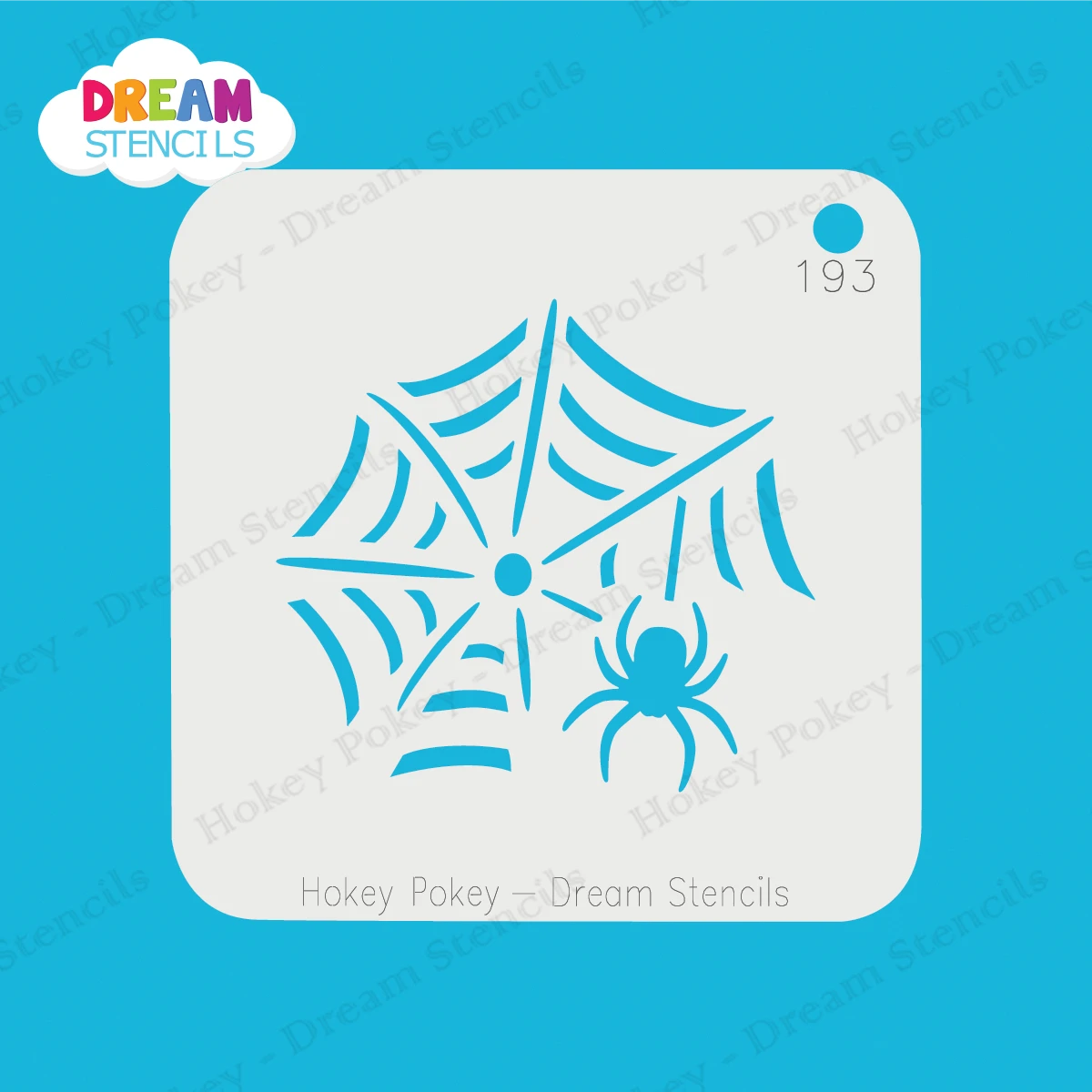 Crawling Spider With Web - Dream Stencil - 193 3 Crawling Spider With Web - Dream Stencil - 193 - Image 3