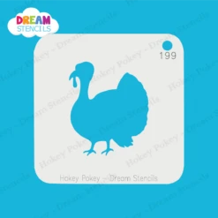 Turkey - Dream Stencil - 199 -Painted Mold Supplies Store 0024749 turkey dream stencil 199
