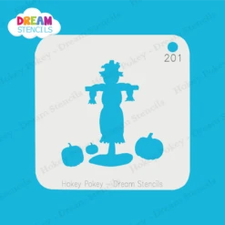 Scarecrow With Pumpkins - Dream Stencil - 201 -Painted Mold Supplies Store 0024753 scarecrow with pumpkins dream stencil 201