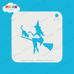 Wicked Witch With A Cat - Dream Stencil - 210 6 Wicked Witch With A Cat - Dream Stencil - 210 -Painted Mold Supplies Store 0024772 wicked witch with a cat dream stencil 210
