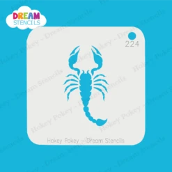 Scorpion-1 - Dream Stencil - 224 -Painted Mold Supplies Store 0024800 scorpion 1 dream stencil 224