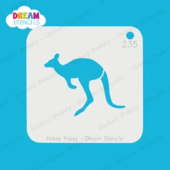 Kangaroo - Dream Stencil - 235 6 Kangaroo - Dream Stencil - 235 -Painted Mold Supplies Store 0024814 kangaroo dream stencil 235