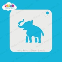 Elephant - Dream Stencil - 239 -Painted Mold Supplies Store 0024818 elephant dream stencil 239