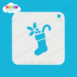 Christmas Stocking - Dream Stencil - 250 -Painted Mold Supplies Store 0024861 christmas stocking dream stencil 250