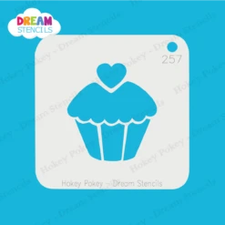 Cupcake - Dream Stencil - 257 6 Cupcake - Dream Stencil - 257 -Painted Mold Supplies Store 0024875 cupcake dream stencil 257
