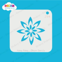 Frost Flower - Dream Mylar Stencil - 294 -Painted Mold Supplies Store 0024943 frost flower dream mylar stencil 294