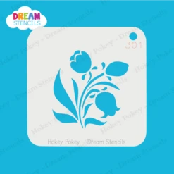 Tulips With Leaves - Dream Mylar Stencil - 301 -Painted Mold Supplies Store 0024958 tulips with leaves dream mylar stencil 301