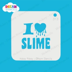 I Love Slime - Dream Stencil - 313 6 I Love Slime - Dream Stencil - 313 -Painted Mold Supplies Store 0024982 i love slime dream stencil 313