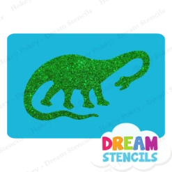 Diplodocus Dinosaur Glitter Tattoo Stencil - HP-405 (5pc Pack)