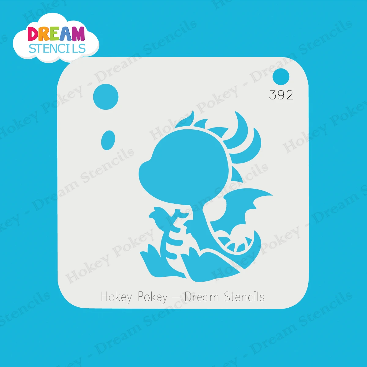 Cute Dragon - Dream Stencil - 392 1 Cute Dragon - Dream Stencil - 392