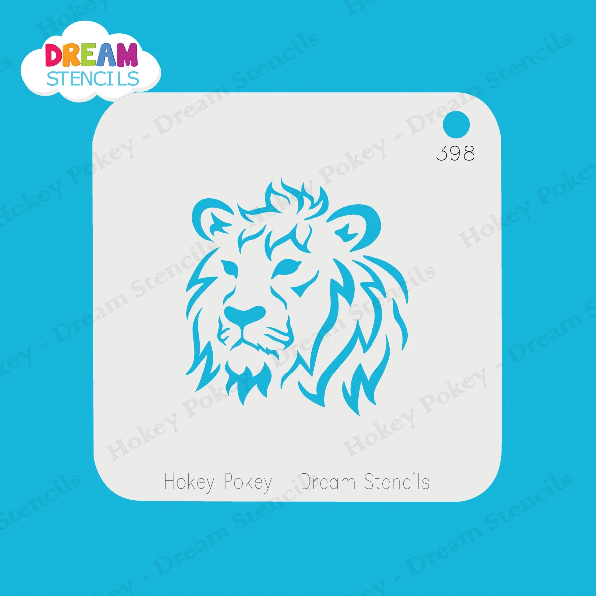 Lion Head - Dream Stencil - 398 1 Lion Head - Dream Stencil - 398
