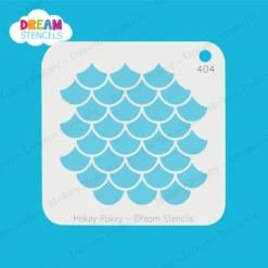 Mermaid Scales Large - Dream Stencil - 404